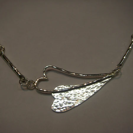 Silversmycke halsband